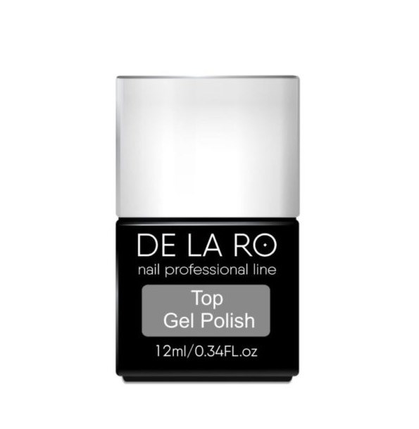 Топ для ногтей Delaro Gloss No Wipe без липкого слоя, 12 мл Del/TRG10 - фото 488661