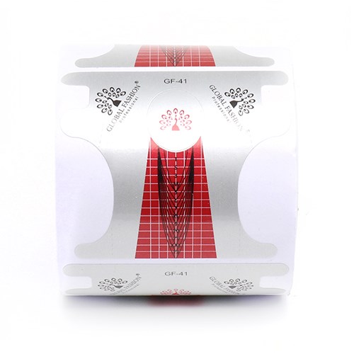 Формы для наращивания Global Fashion Red, 10 шт. GF-41-10 - фото 491203