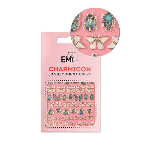 E.Mi 3D-стикеры №135 Насекомые Charmicon CSS217 - фото 494400