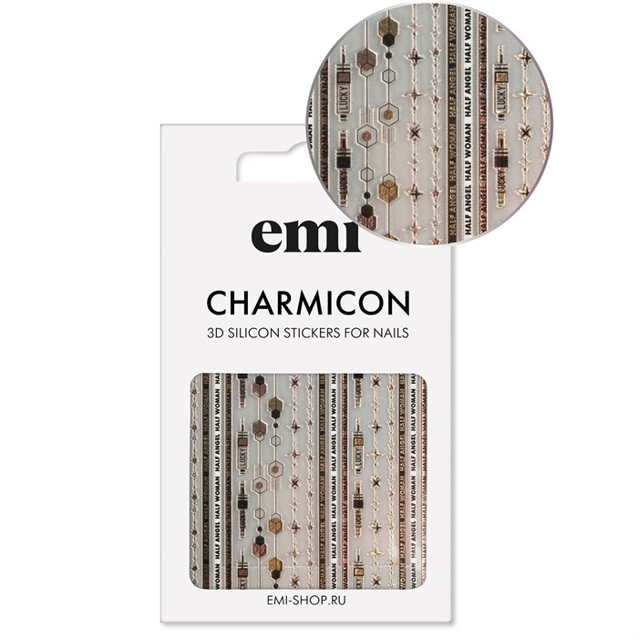 E.Mi 3D-стикеры №224 Lucky Charmicon 3D Silicone Stickers CSS306 - фото 494433