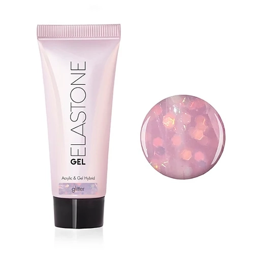Акригель ruNail ELASTONE GEL с блестками №7049, 18 мл 7049