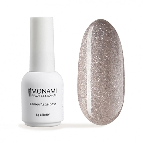 База для ногтей Monami Base Аurora Beige, 8 мл mi/bab8