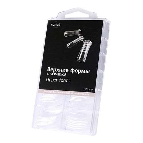 Верхние формы ruNail (с разметкой), 100 шт. 4477