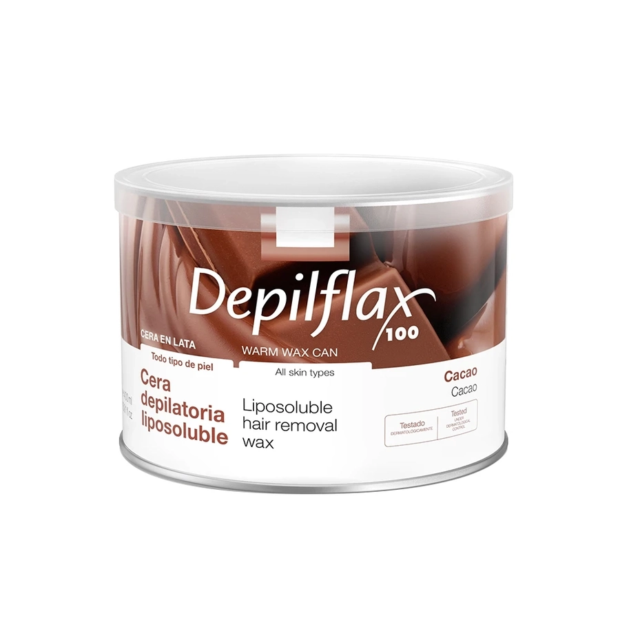 Воск для депиляции Depilflax Шоколадный кремовый/CHOCO в банке, 400 г 900731