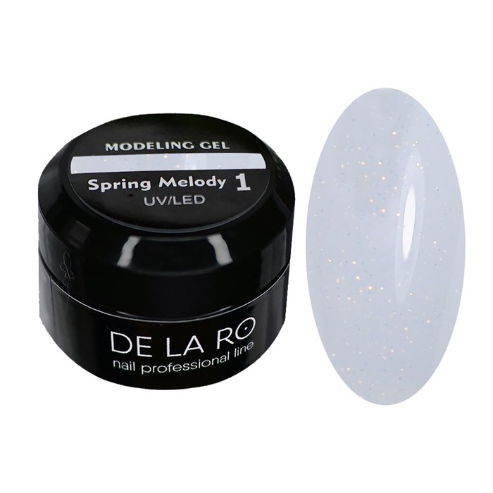 Гель для ногтей Delaro моделирующий однофазный Spring Melody 1, 15 г Del/MgSM1-15 - фото 502875