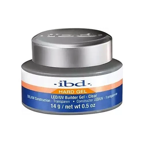 Гель для ногтей IBD конструирующий LED/UV Builder Gel Clear, прозрачный, 14 г 18006