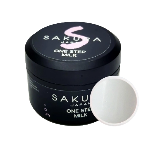 Гель для ногтей Sakura однофазный камуфлирующий Camouflage Milk, 14 г G005
