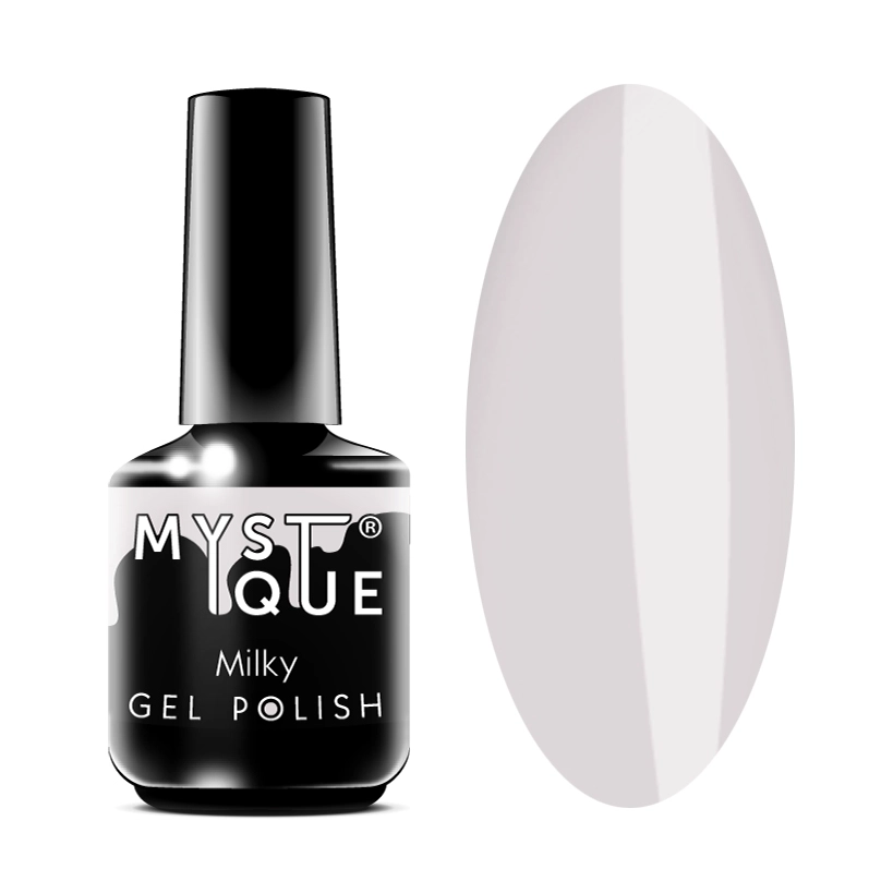 Гель-лак Mystique №80 Milky, 15 мл Mst080