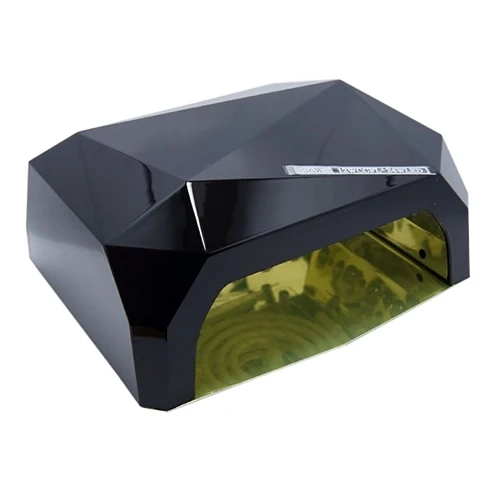 Гибридная CCFL UV LED-(12+24)W лампа с таймером (10,20,30 сек) Чёрная UL-24/2-B