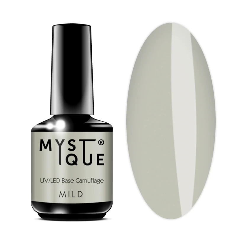 Камуфлирующая база для ногтей Mystique Mild, 15 мл MstBMD