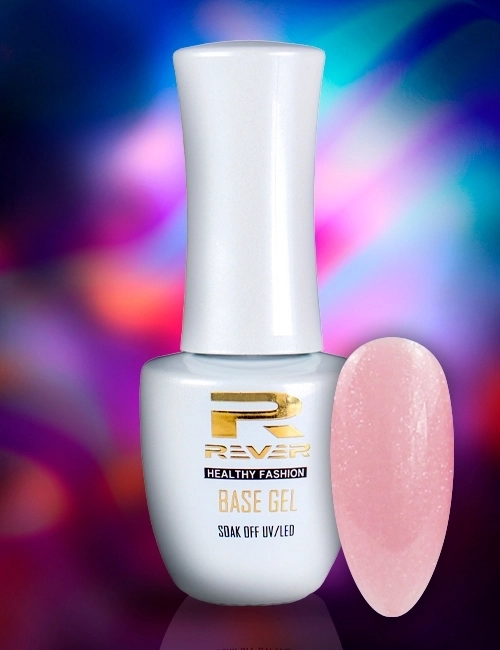 Камуфлирующая база для ногтей Rever SHINE COLOR RUBBER BASE, SC002, 8 мл SC002BT8