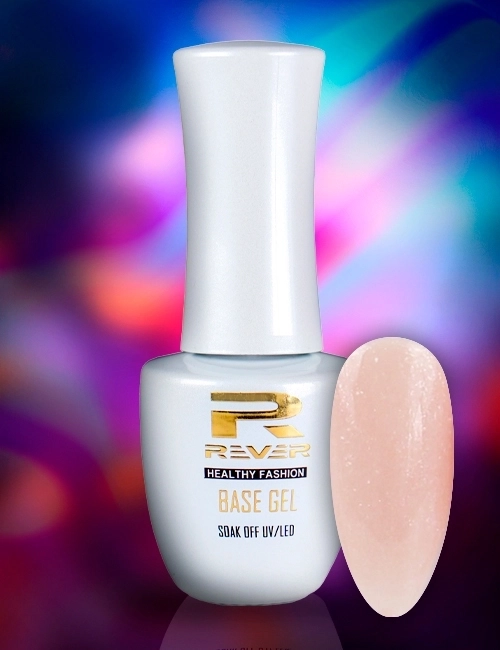 Камуфлирующая база для ногтей Rever SHINE COLOR RUBBER BASE, SC004, 8 мл SC004BT8