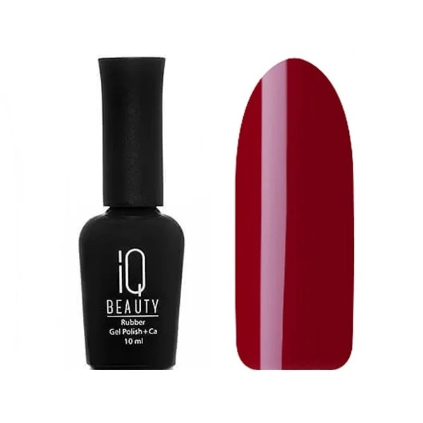 Каучуковый гель-лак IQ BEAUTY №131 с кальцием, 10 мл, A LA RUSSIE Scarlet flower IQGP131