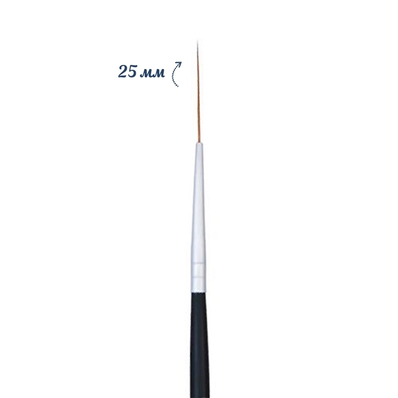 Кисть для дизайна IRISK Striper №2 натуральный ворс, в тубе К376-02