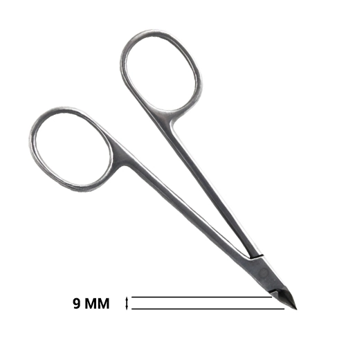 Кусачки для педикюра Nippon Nippers, глазки, без пятки, матовые, кромка 9 мм NNNP-01
