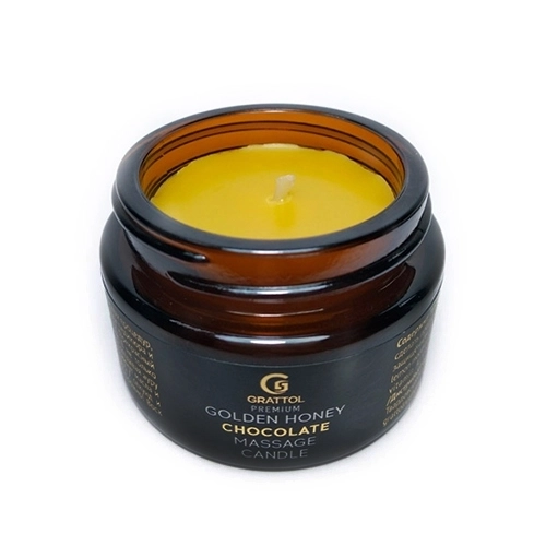 Массажная свеча для кожи Grattol Premium Massage Candle Chocolate, 30 мл GPMC04