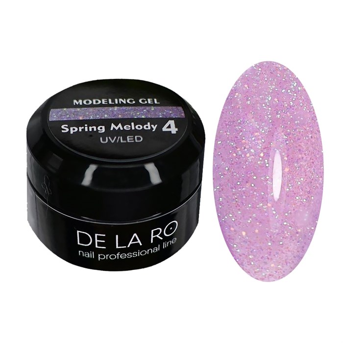 Моделирующий гель однофазный Spring Melody 4 Delaro, 15 г Del/MgSM4-15