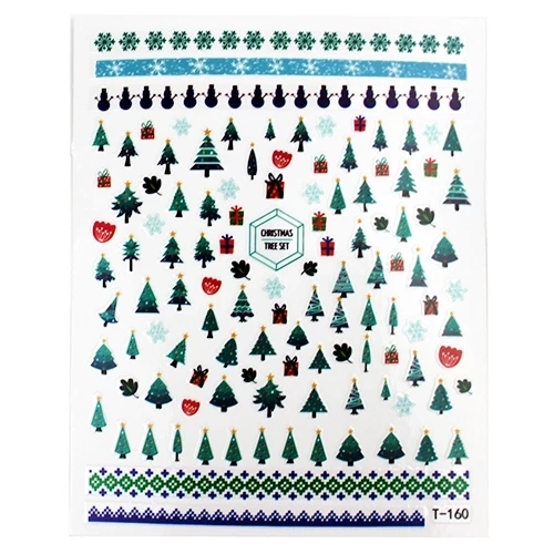 Наклейка для ногтей T-160 Christmas T-160