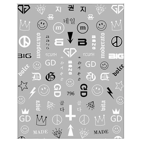 Наклейки Joyful Nail Big Bang №796 JO-796