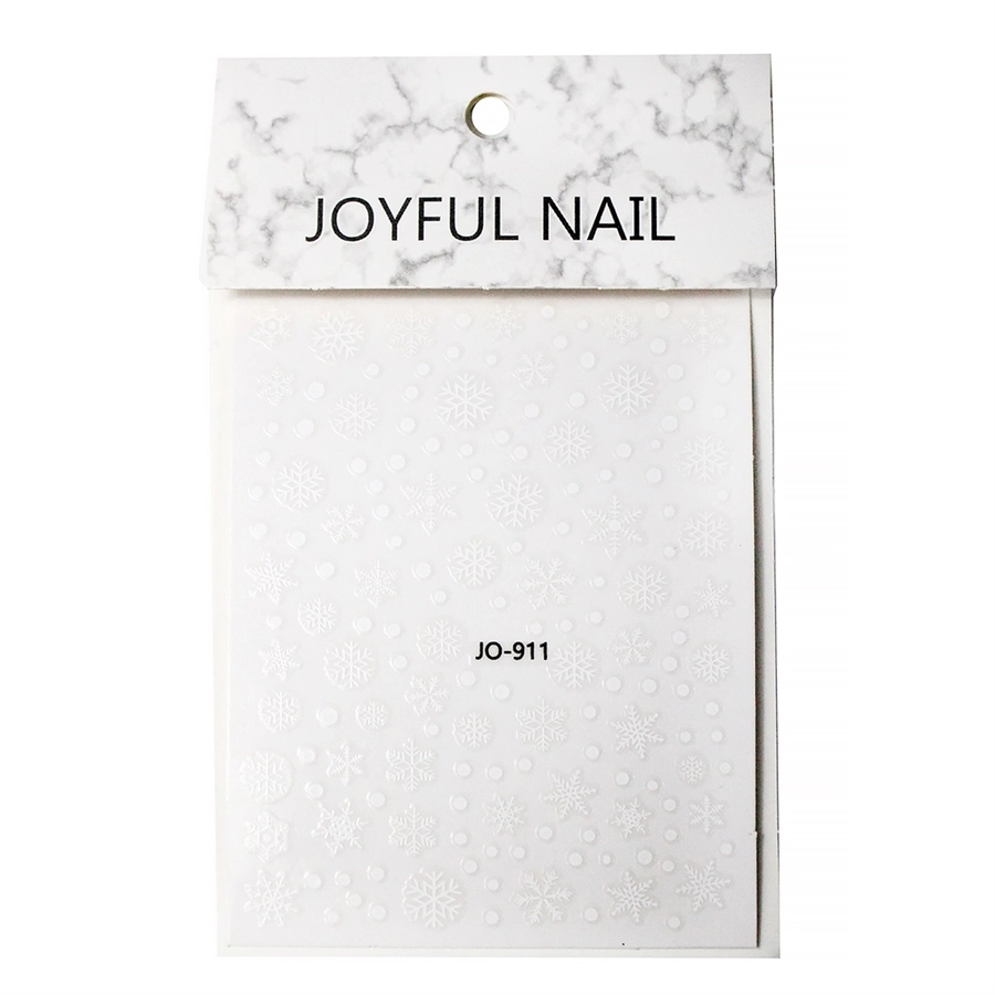 Наклейки Joyful Снежинки №911 White JO-911W
