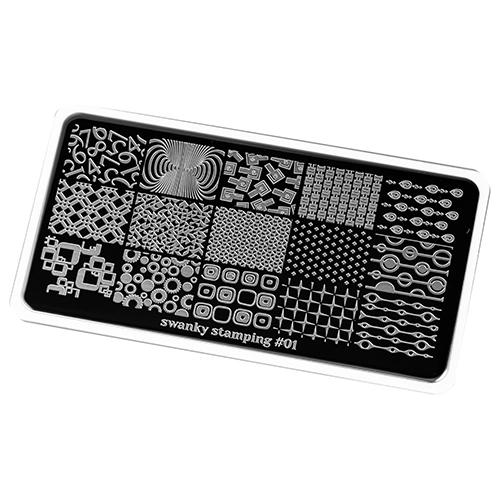 Пластина Swanky Stamping №01 SS01
