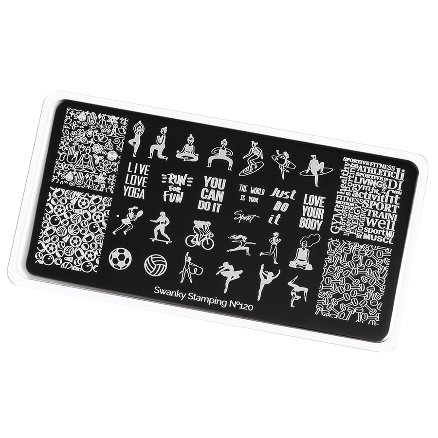 Пластина для стемпинга Swanky Stamping №120 SS120