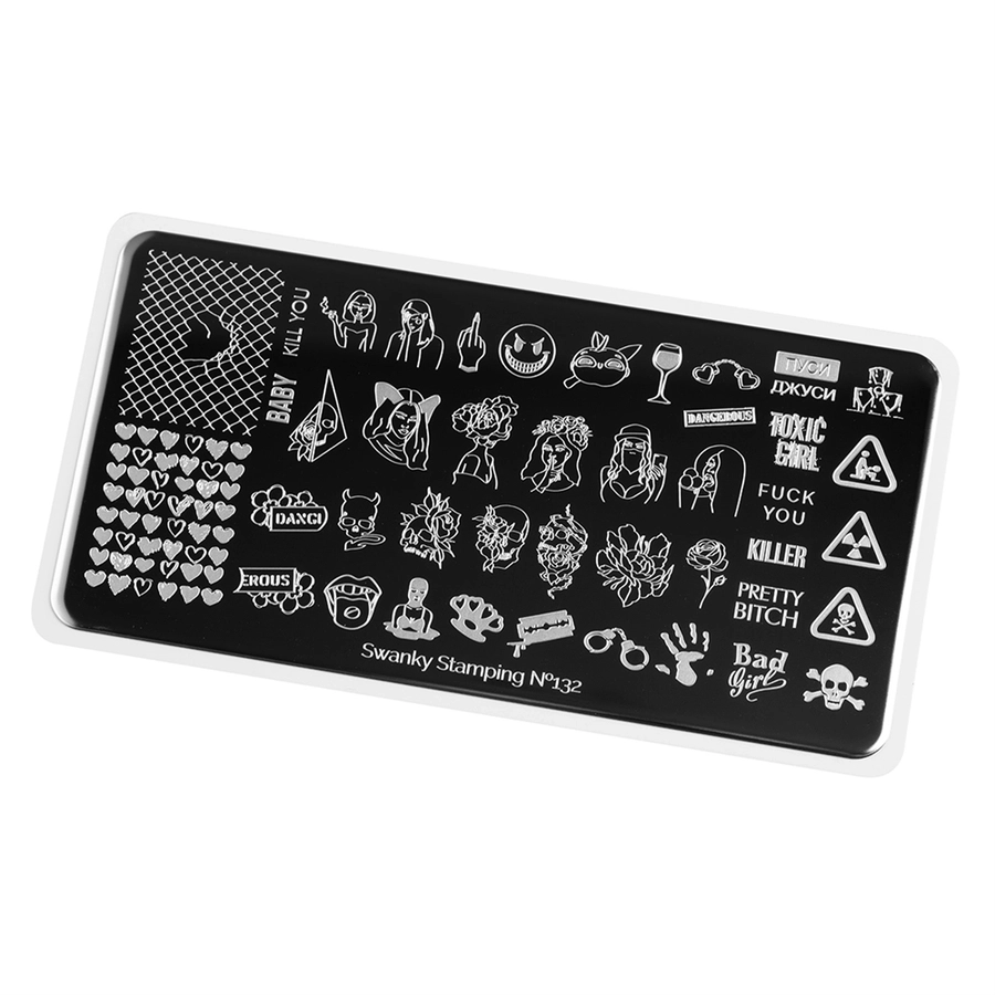 Пластина для стемпинга Swanky Stamping №132 SS132
