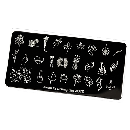Пластина для стемпинга Swanky Stamping №36 SS036