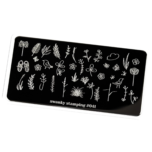 Пластина для стемпинга Swanky Stamping №41 SS041