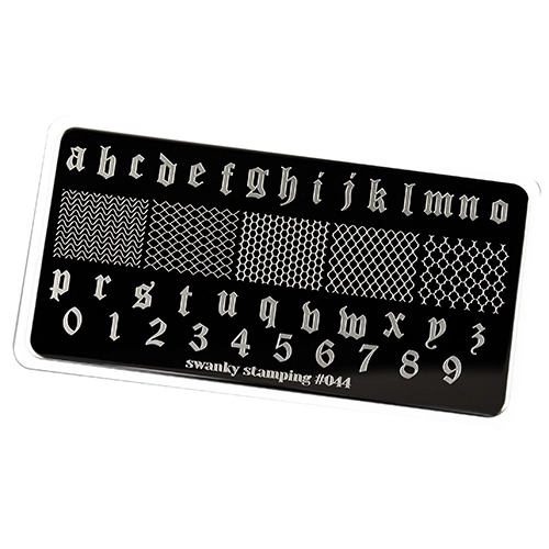 Пластина для стемпинга Swanky Stamping №44 SS044