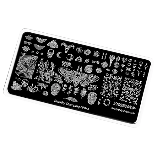 Пластина для стемпинга Swanky Stamping №51 (073) SS051