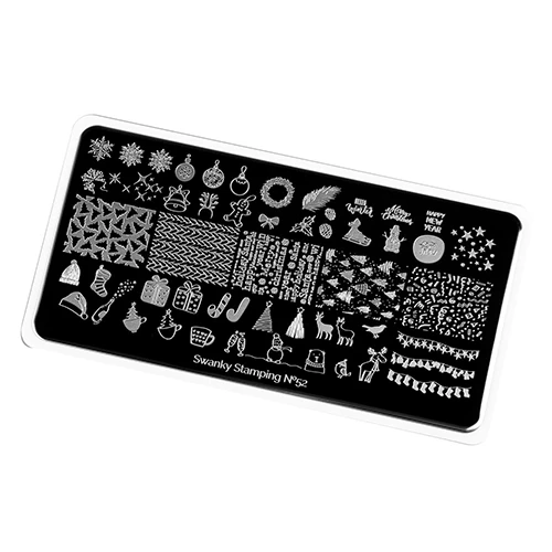 Пластина для стемпинга Swanky Stamping №52 SS052