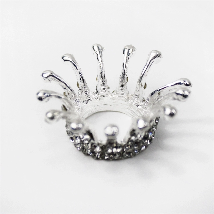 Подставка для кистей Silver Crystal, форма короны POT-77