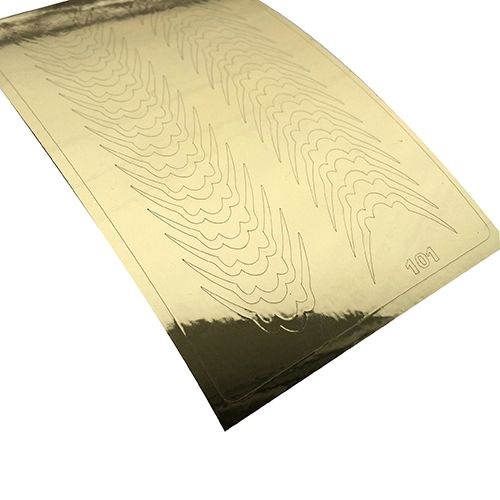 Слайдер IBDI Nails Metallic 101 GOLD id/Mt101g - фото 548016