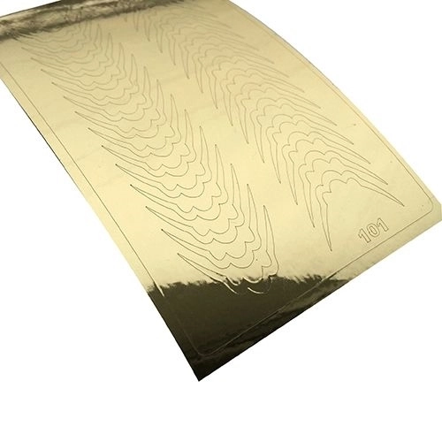 Слайдер IBDI Nails Metallic 101 GOLD id/Mt101g