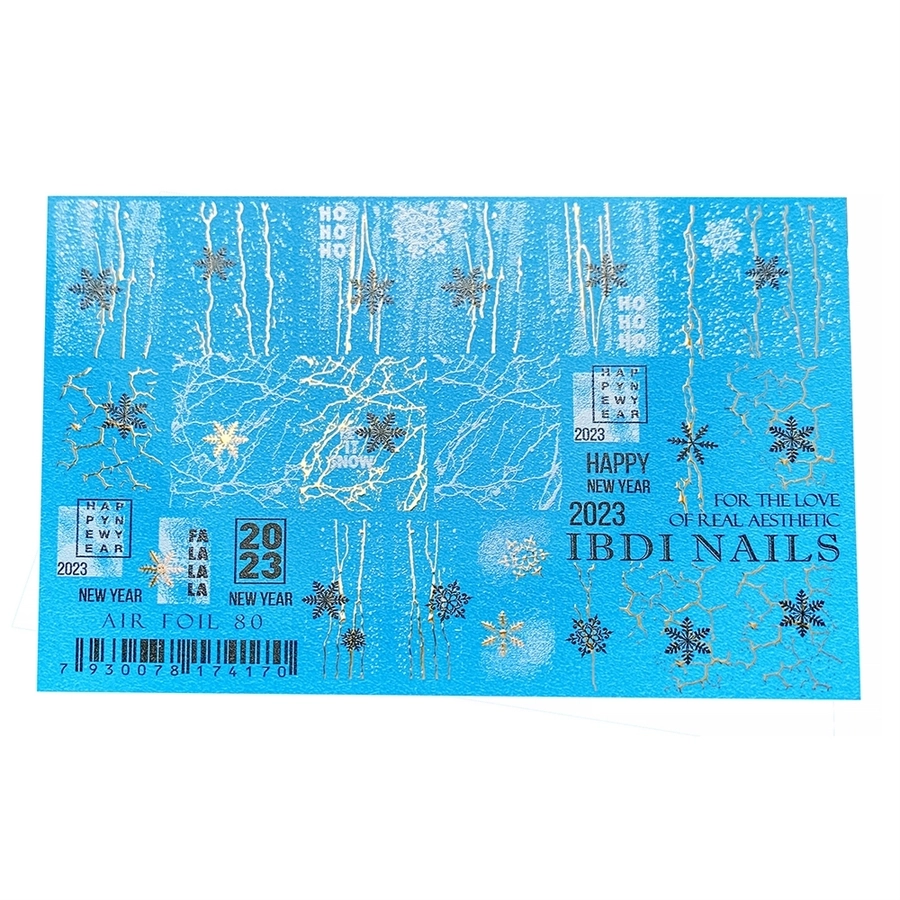 Слайдер дизайн AIR FOIL 80, IBDI Nails id/AIRF80