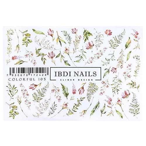 Слайдер дизайн COLORFUL №105, IBDI Nails id/COLORFUL105