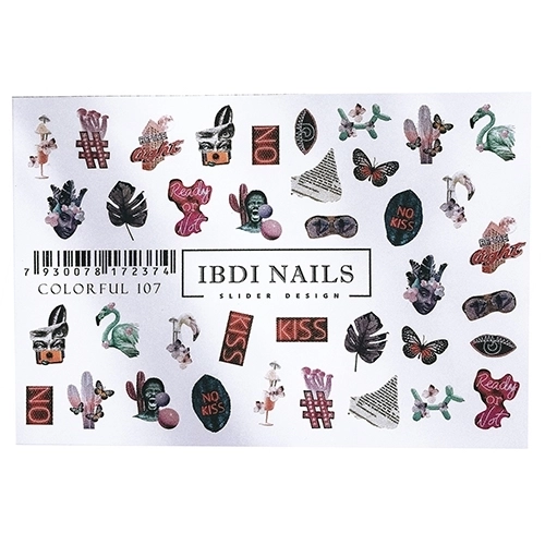 Слайдер дизайн COLORFUL №107, IBDI Nails id/COLORFUL107
