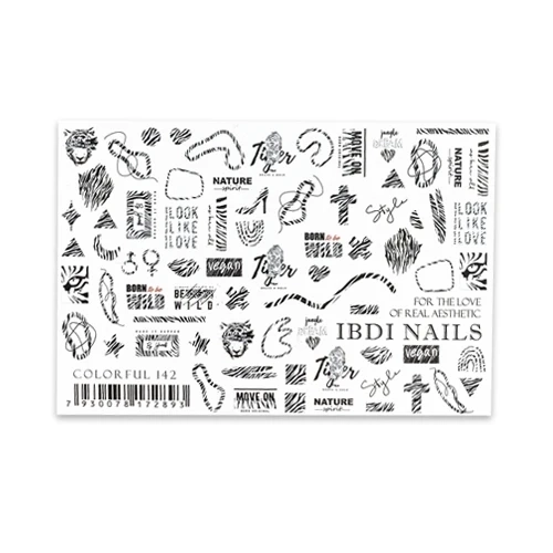 Слайдер дизайн COLORFUL №142, IBDI Nails id/COLORFUL142