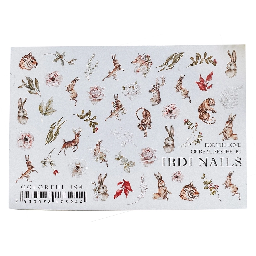 Слайдер дизайн COLORFUL №194, IBDI Nails id/COLORFUL194