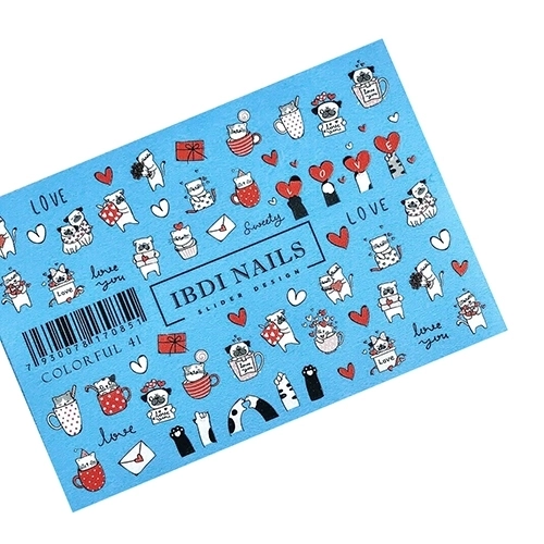 Слайдер дизайн COLORFUL №41, IBDI Nails id/COLORFUL41