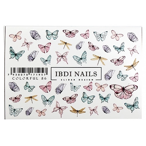 Слайдер дизайн COLORFUL №86 IBDI Nails id/COLORFUL86