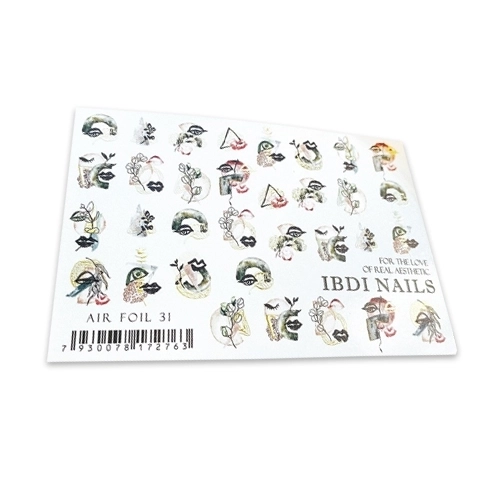 Слайдер дизайн IBDI Nails AIR FOIL 31 id/AIRF31