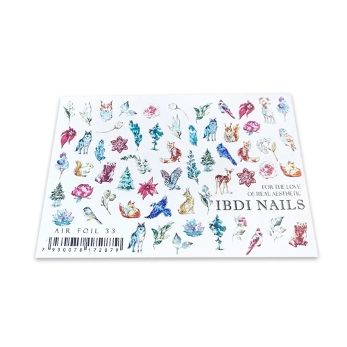 Слайдер дизайн IBDI Nails AIR FOIL 33 id/AIRF33