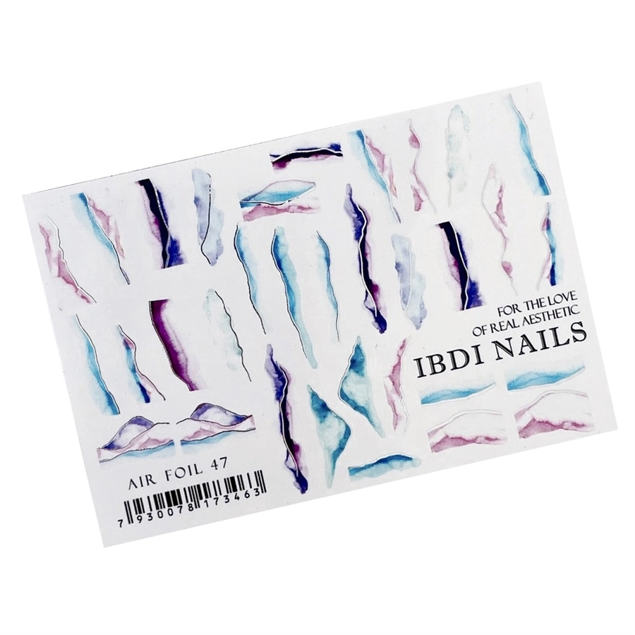 Слайдер дизайн IBDI Nails AIR FOIL 47 id/AIRF47