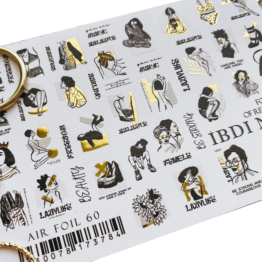 Слайдер дизайн IBDI Nails AIR FOIL 60 id/AIRF60