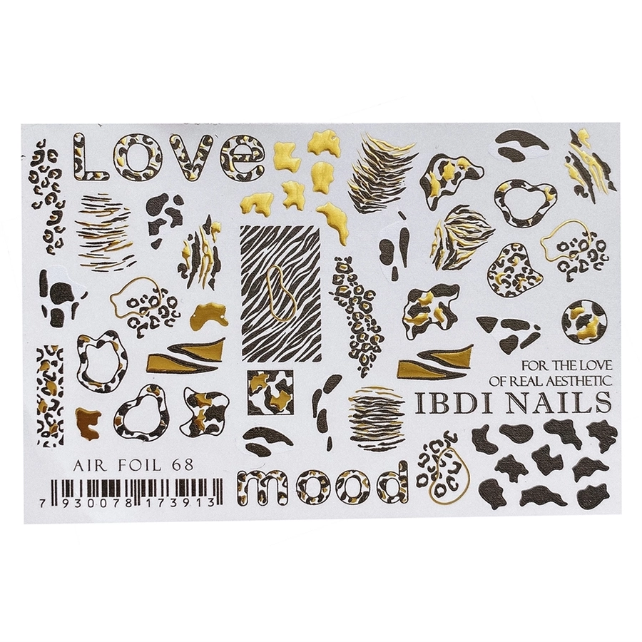Слайдер дизайн IBDI Nails AIR FOIL 68 id/AIRF68