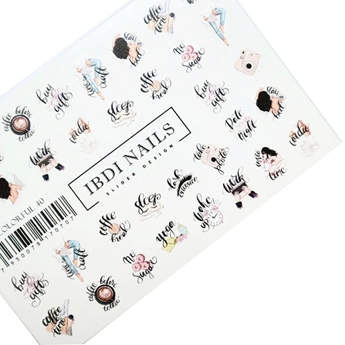 Слайдер дизайн IBDI Nails COLORFUL №40 id/COLORFUL40