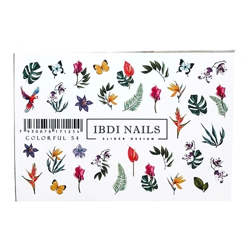 Слайдер дизайн IBDI Nails COLORFUL №54 id/COLORFUL54