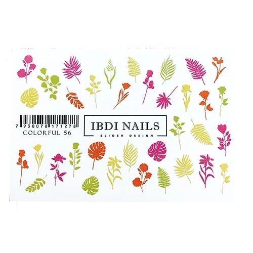 Слайдер дизайн IBDI Nails COLORFUL №56 id/COLORFUL56